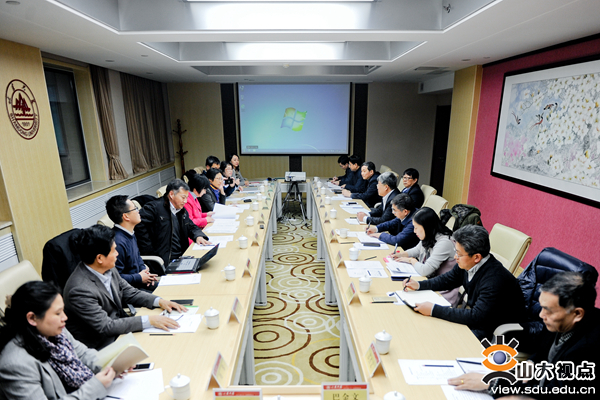 上海交通大学代表团来山东大学交流工作