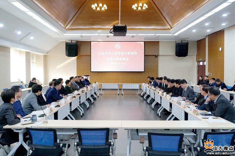 山大推进与青岛市合作并召开青岛校区人才座谈会