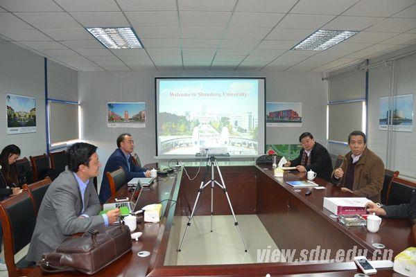 波恩大学辜学武教授到青岛校区参观考察 山东大学新闻网