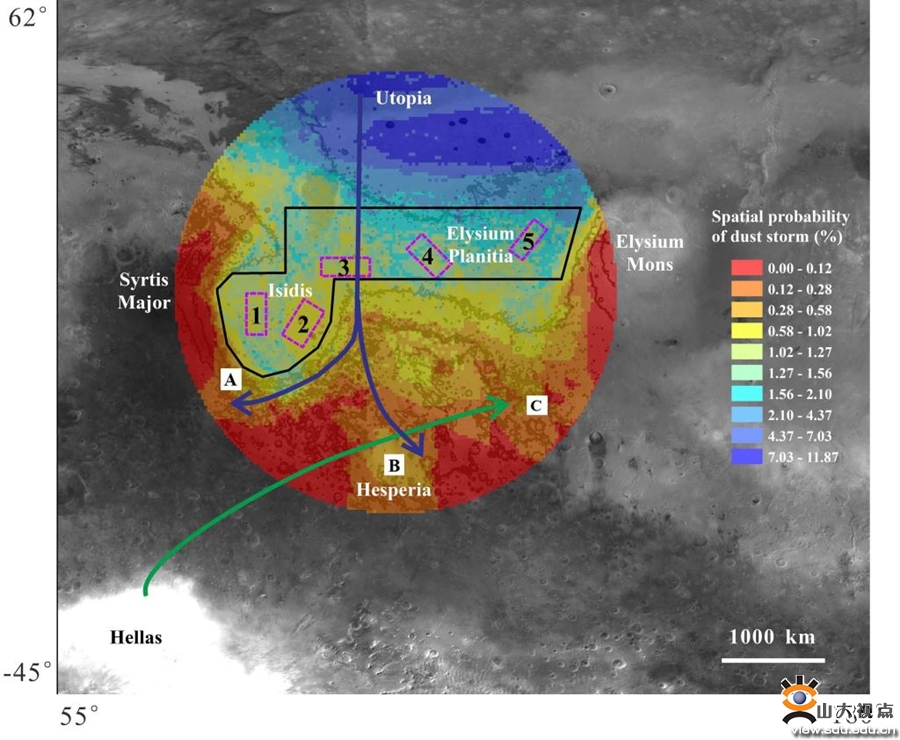 山大行星科學團隊助力“天問一號”成功著陸火星